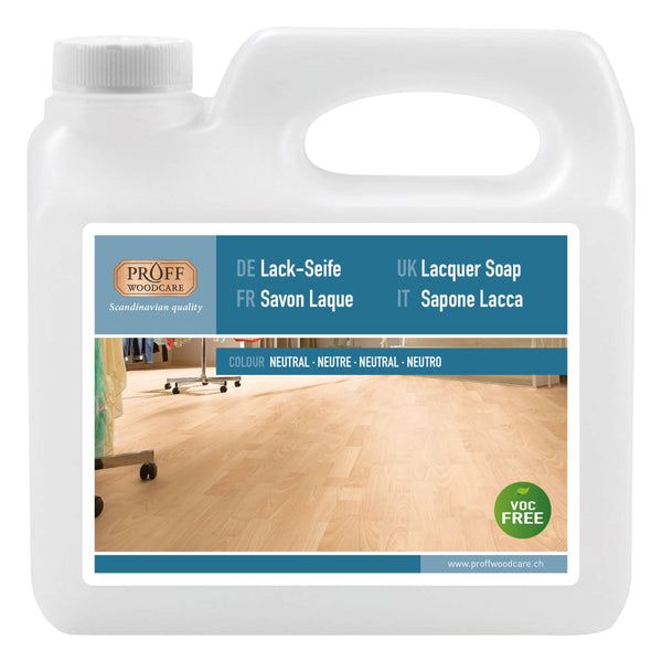 Proff Lack-Seife – Das Pflegemittel für versiegelte Böden, Vinyl und Laminat